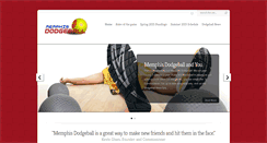 Desktop Screenshot of memphisdodgeball.com